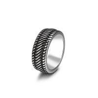 316L Stainless Steel Finger Ring, fashion jewelry & for man, original color, 11mm 