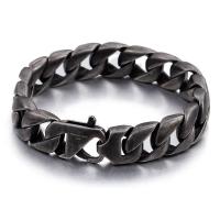 316L Stainless Steel Bracelet, fashion jewelry & for man, 15mm Approx 8.66 Inch 