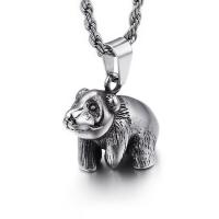 Stainless Steel Animal Pendants, 316L Stainless Steel, fashion jewelry & for man 