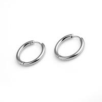 Brass Hoop Earring, real gold plated, for woman, silver color 