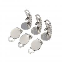 Eisen Ohrbrisure auf Ohrringe Zubehör, plattiert, DIY, keine, 10mm, ca. 50PCs/Tasche, verkauft von Tasche
