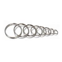 Stainless Steel Key Split Ring, 304 Stainless Steel, Donut, DIY original color, Approx 