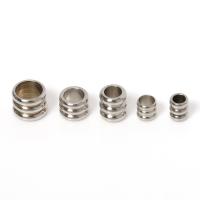 Stainless Steel Tube Beads, 303 Stainless Steel, Column, DIY original color, Approx 