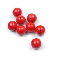 Cinnabar Beads, Round, polished, DIY red, Approx 