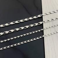 Stainless Steel Bar Chain, 304 Stainless Steel, Vacuum Ion Plating, fashion jewelry & DIY & Unisex original color 