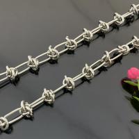 Stainless Steel Cable Link Chain, 304 Stainless Steel, Vacuum Ion Plating, fashion jewelry & DIY & Unisex, original color 
