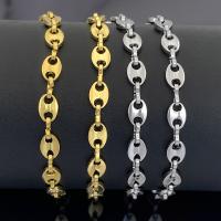 Stainless Steel Bar Chain, 304 Stainless Steel, Vacuum Ion Plating, fashion jewelry & DIY & Unisex 5.5mm 