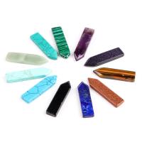 Gemstone ювелирные изделия Кулон, Природный камень, полированный, для изготовления подвески & DIY & различные материалы для выбора & нет отверстия, Много цветов для выбора продается PC