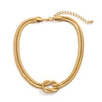 Collar hierro, fundición, con 2.7inch extender cadena, chapado, Joyería & cadena de la serpiente & para mujer, más colores para la opción, longitud:aproximado 14.9 Inch, Vendido por UD