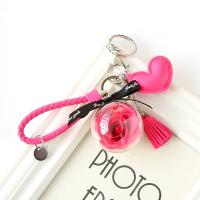 Zinc Alloy Key Chain Jewelry, with Plastic, handmade, Mother Day Jewelry & for woman 50mm 