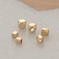 Brass Positioning Bead, Vacuum Plating, rose gold color 