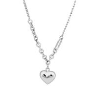 Sterling Silver Jewelry Necklace, 925 Sterling Silver, plated, for woman, silver color, 15.7mm cm 
