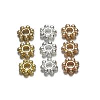 Zinc Alloy Spacer Beads, Flower, plated, DIY 6mm, Approx 