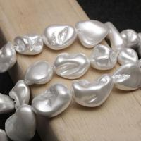 Shell Pearl Beads, Keshi, DIY, white, 12-16mm .96 Inch 