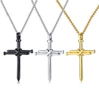 304 Stainless Steel Necklace, Vacuum Ion Plating, fashion jewelry & for man Approx 23.62 Inch 