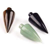 Gemstone ювелирные изделия Кулон, Природный камень, полированный, DIY & различные материалы для выбора, Много цветов для выбора продается PC