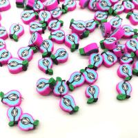 Obst Polymer Clay Perlen, Polymer Ton, DIY, gemischte Farben, 10mm, 50PCs/Tasche, verkauft von Tasche