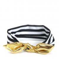 Fashion Baby Headband, Milk Silk, cute & for children & gold accent, mixed colors, Inner Approx 500mm 