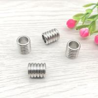 Stainless Steel Large Hole Beads, 304 Stainless Steel, Vacuum Ion Plating, polished & DIY, original color 