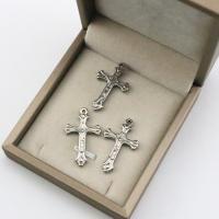 Stainless Steel Cross Pendants, 304 Stainless Steel, machine polished, fashion jewelry & DIY & Unisex, original color 