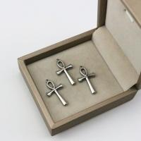 Stainless Steel Cross Pendants, 304 Stainless Steel, machine polished, fashion jewelry & DIY & Unisex, original color 