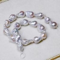Barock kultivierten Süßwassersee Perlen, Natürliche kultivierte Süßwasserperlen, für Frau, 14-17mm, Länge:ca. 15 ZollInch, verkauft von Strang