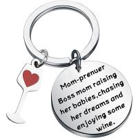 Stainless Steel Key Clasp, 304 Stainless Steel, polished, Mother Day Jewelry original color 