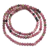 Tourmaline Bracelet, handmade, radiation protection & for woman, mixed colors, 4mm Approx 21 cm 