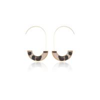 Zinc Alloy Drop Earring, with PU Leather, zinc alloy earring hook, plated, for woman, mixed colors 
