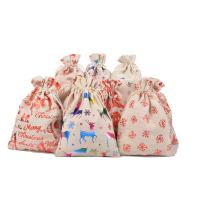 Cotton Jewelry Pouches Bags, durable  & gold accent 