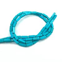 Perles en Turquoise naturelle, rectangle, DIY, bleu Environ 14.96 pouce, Vendu par brin
