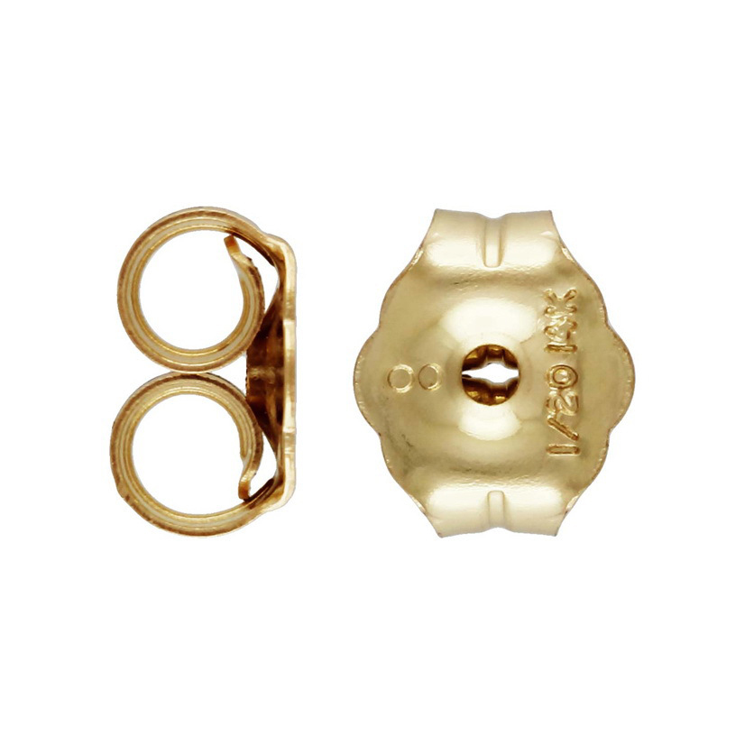 ゴールド テンション耳ナット, 14Kゴールドに満ちた & 異なるサイズの選択, 売り手 ペア