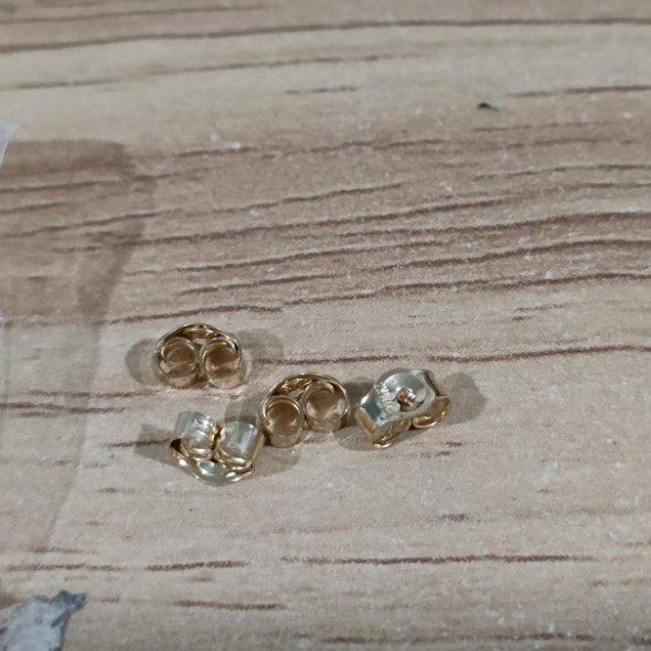 Медно-золото Напряжение уха Орех, 14K золото заполненные & разный размер для выбора, продается Пара