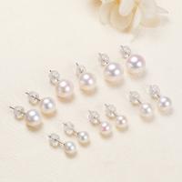 Freshwater Pearl Stud Earring, fashion jewelry & for woman 