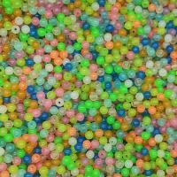 Acryl Schmuck Perlen, rund, DIY & glänzend, gemischte Farben, 100PCs/Tasche, verkauft von Tasche