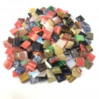 Кабошоны из драгоценных камней, Природный камень, Квадратная форма, полированный, DIY & различные материалы для выбора, Много цветов для выбора продается PC