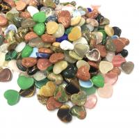 Gemstone Cabochons, Natural Stone, Heart, polished, DIY 