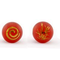 Natural Red Agate Beads, Round, gilding, DIY & frosted, red, 10-14mm 