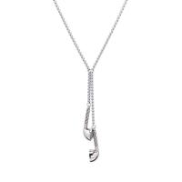 Stainless Steel Jewelry Necklace, 314 Stainless Steel, with zinc alloy pendant, fashion jewelry & Unisex Approx 27.5 Inch 