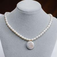 Natural Freshwater Pearl Necklace, with 1.97inch extender chain, 14K gold-filled, for woman, 4-5mm,18-20mm Approx 17.72 Inch 