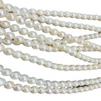 Keishi 培養した淡水の真珠, 天然有核フレッシュウォーターパール, メッキ, DIY, ホワイト, 8-9mm, 長さ:約 38 センチ, 売り手 ストランド