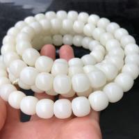 108 Perlen Mala, Bodhi Wurzel, unisex, weiß, Länge:ca. 21 cm, 108PCs/Strang, verkauft von Strang