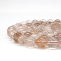 Gemischte Farbe Quarz Perlen, Natürlicher Quarz, poliert, DIY, gemischte Farben, Länge:ca. 38 cm, verkauft von Strang