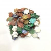 Gemstone Jewelry Pendant, Natural Stone, Hexagram & Unisex 