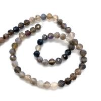 Natürliche Botswana Achat Perlen, rund, DIY & facettierte, gemischte Farben, 6mm, Länge:ca. 14.96 ZollInch, verkauft von Strang