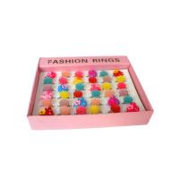 Earring Box, Plastic, with Sponge, Rectangle, dustproof & multihole, pink 
