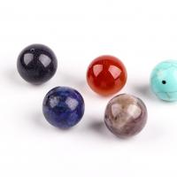 Mixed Gemstone Beads, Natural Stone, Round, polished, DIY 18mm 