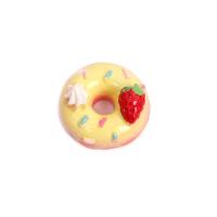 Mobile Phone DIY Decoration, Resin, Donut, hand drawing 