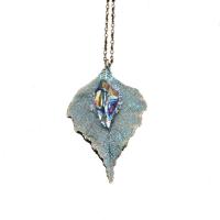 Pendentif bijoux de pierre gemme, Pierre naturelle, avec Acier inoxydable 304, plus de couleurs à choisir Vendu par PC