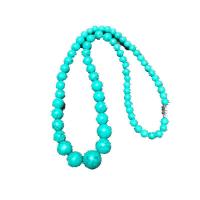 Turquoise Jewelry Necklace, with Iron, polished, Unisex, green Approx 45 cm 